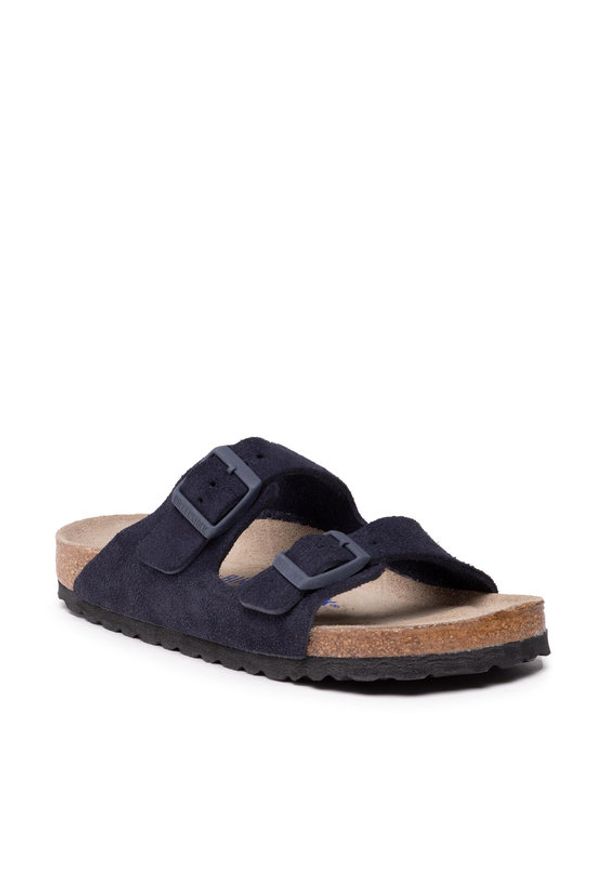 Birkenstock Klapki Arizona 1020716 Granatowy. Kolor: niebieski