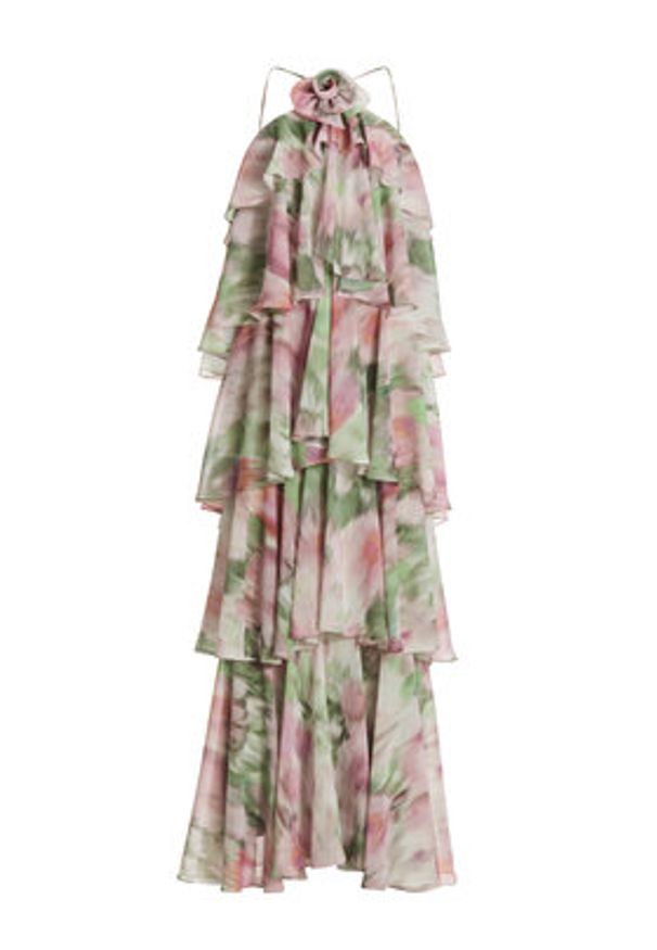 Swing Sukienka wieczorowa 5AK11600 Kolorowy Regular Fit. Materiał: syntetyk. Wzór: kolorowy. Styl: wizytowy