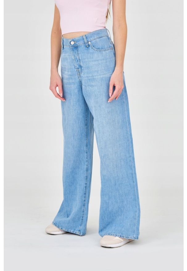 7 FOR ALL MANKIND Niebieskie jeansy Zoey. Kolor: niebieski