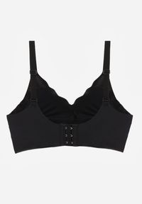 Renee - Czarny Bezszwowy Biustonosz z Usztywnieniem Bez Fiszbin Zeritha. Kolor: czarny. Materiał: tkanina #3
