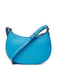 Pinko - PINKO Torebka Half Moon Mini Fl Al 25-26 PLTT 102790 A0F1 Niebieski. Kolor: niebieski. Materiał: skórzane #5