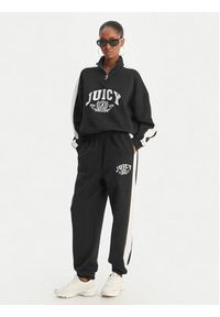Juicy Couture Bluza College JCSAS126401 Czarny Relaxed Fit. Kolor: czarny. Materiał: bawełna #4