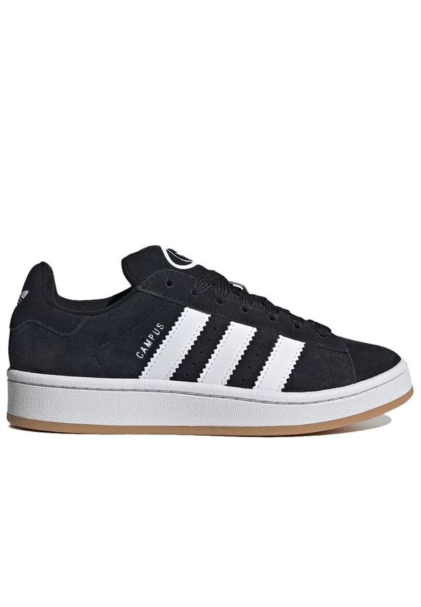 Adidas - Buty młodzieżowe adidas Originals Campus 00S HQ6638 - czarne. Kolor: czarny. Materiał: zamsz, materiał, guma, skóra. Szerokość cholewki: normalna. Model: Adidas Campus. Sport: koszykówka