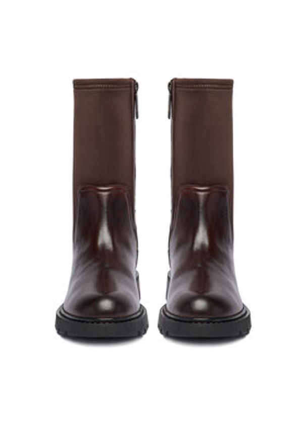 Beverly Hills Polo Club Botki CEO-WI45-TOSS-03 Brązowy. Kolor: brązowy. Materiał: skóra