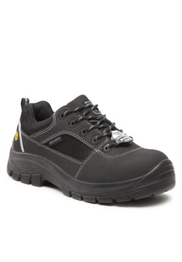 skechers - Skechers Sneakersy Trophus 200001EC/BLK Czarny. Kolor: czarny. Materiał: skóra