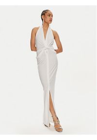 NORMA KAMALI Sukienka wieczorowa ST1243HPD51944 Biały Slim Fit. Kolor: biały. Materiał: syntetyk. Styl: wizytowy #3