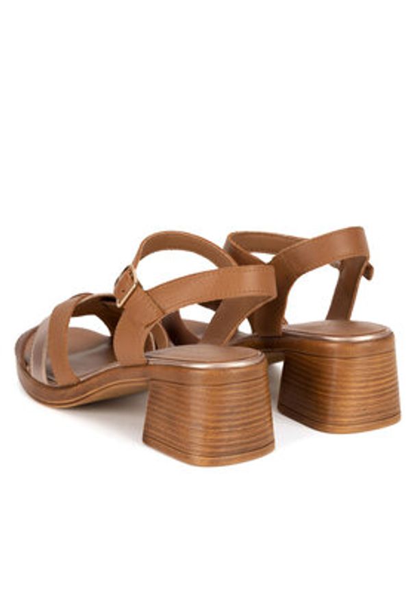 Lasocki Sandały RST-3248-05 Brązowy. Kolor: brązowy. Materiał: skóra