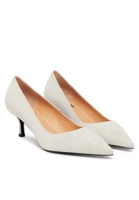 Love Moschino - LOVE MOSCHINO Czółenka JA10326G1OJA0110 Écru. Materiał: zamsz, skóra #3