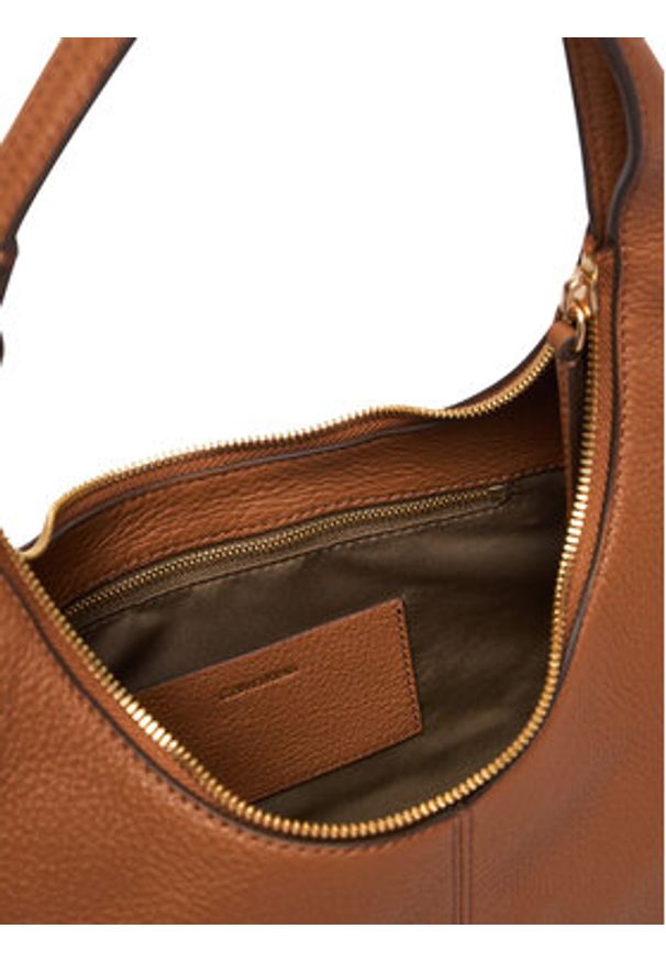 Calvin Klein Torebka Slouchy Leather Shoulder Bag LV04F3657G Zielony. Kolor: zielony. Materiał: skórzane