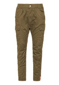 Alpha Industries Joggery Airman 188201 Zielony Tapered Fit. Kolor: zielony. Materiał: bawełna #4