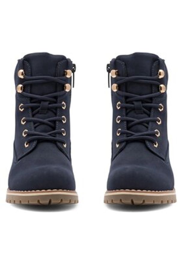 Jenny Fairy Trzewiki WS722-28G Granatowy. Kolor: niebieski. Materiał: syntetyk