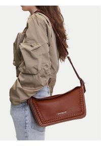 Desigual Torebka 25SAXP52 Brązowy. Kolor: brązowy. Materiał: skórzane #1