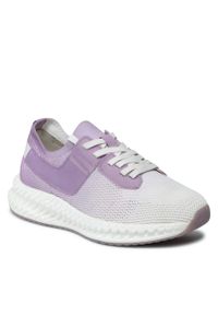 Sneakersy Caprice 9-23703-28 Lilac Knit 534. Kolor: fioletowy. Materiał: materiał