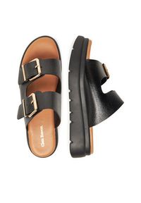 Clara Barson Klapki H3T9409-6 Czarny. Kolor: czarny. Materiał: syntetyk, materiał