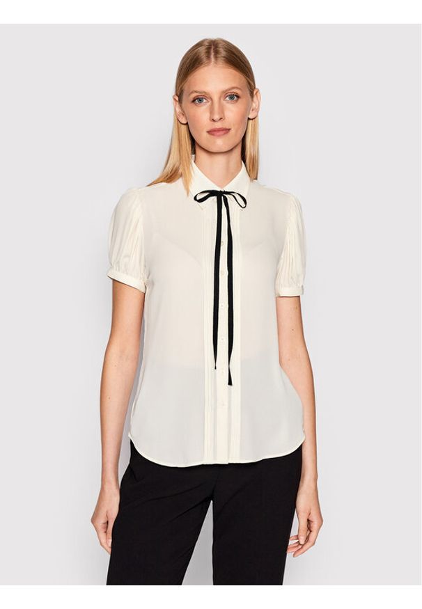 Lauren Ralph Lauren Koszula 200871525001 Biały Regular Fit. Kolor: biały. Materiał: syntetyk