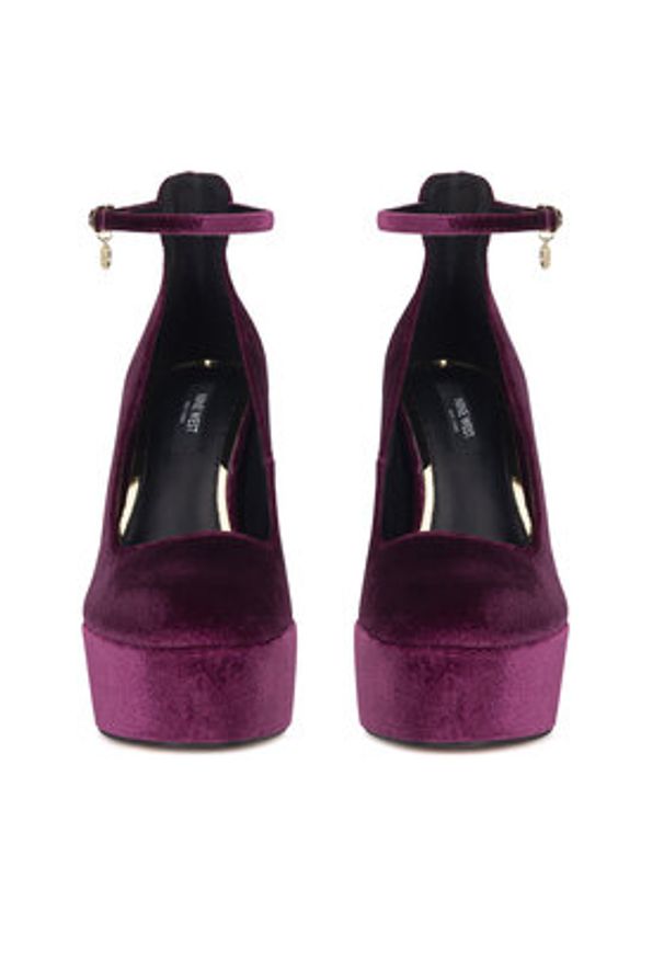 Nine West Czółenka WFA3040-1 Fioletowy. Kolor: fioletowy. Materiał: materiał