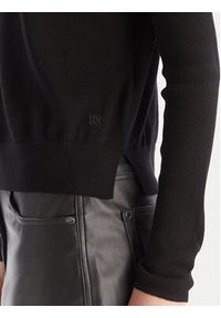 Hugo - HUGO Golf Sedenniak 50549771 Czarny Regular Fit. Typ kołnierza: golf. Kolor: czarny. Materiał: wełna #5