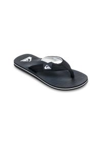 Japonki plażowe męskie Quiksilver MOLOKAI LAYBACK. Okazja: na plażę. Kolor: czarny. Sezon: lato