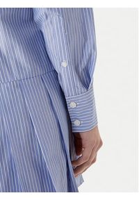 Tommy Jeans Sukienka koszulowa Party DW0DW22635 Niebieski Regular Fit. Kolor: niebieski. Materiał: bawełna. Typ sukienki: koszulowe #4