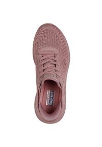 skechers - Adidasy Skechers Bobs Squad Chaos - C, Kobiety. Kolor: różowy. Materiał: materiał. Sport: fitness
