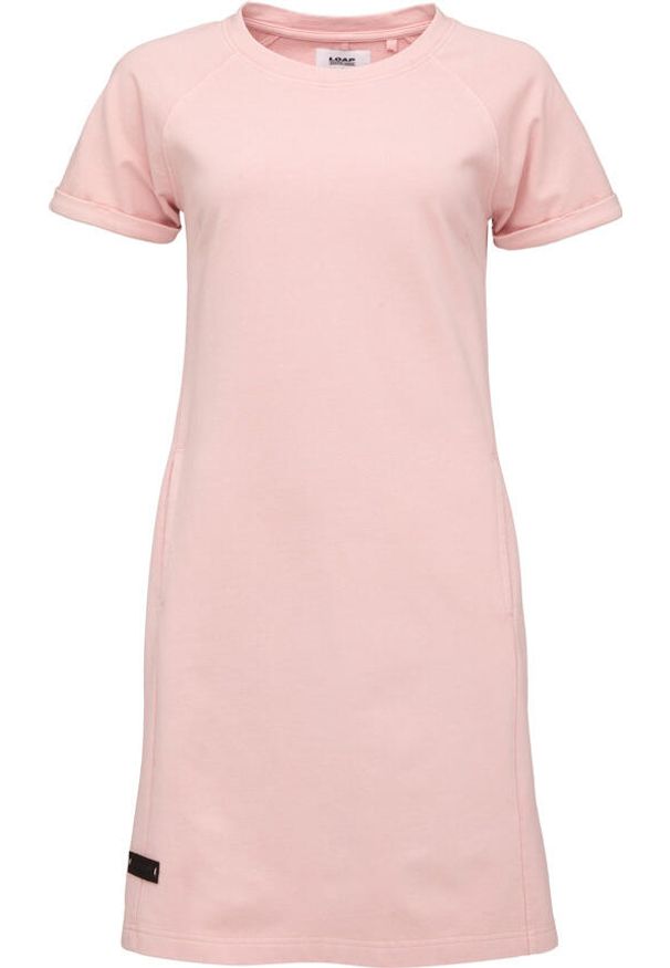 ZSPORT - Letnia sukienka Loap Denda PNK dla kobiet - Komfort i styl w rozmiarze 2XL. Kolor: różowy. Materiał: bawełna. Sezon: lato. Typ sukienki: sportowe. Styl: sportowy
