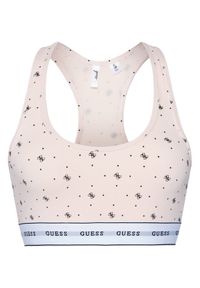 Guess Biustonosz top O97C01 KBOE1 Różowy. Kolor: różowy. Materiał: bawełna