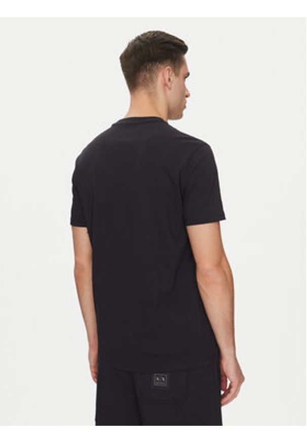 Armani Exchange T-Shirt XM000546 AF10361 UB101 Granatowy Regular Fit. Kolor: niebieski. Materiał: bawełna