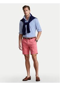 Polo Ralph Lauren Szorty materiałowe 710799213014 Różowy Slim Fit. Kolor: różowy. Materiał: bawełna #5