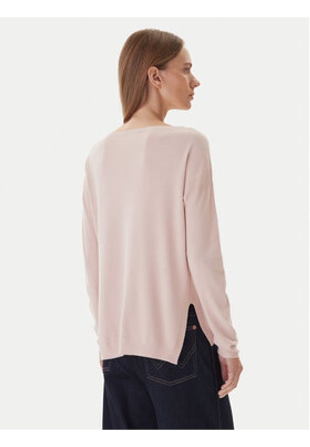 Kontatto Sweter 3M0800C Różowy Regular Fit. Kolor: różowy. Materiał: syntetyk