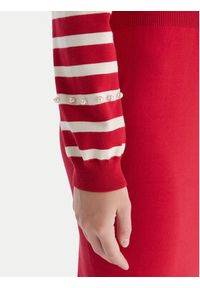 Liu Jo Sukienka dzianinowa TF5215 MS63L Czerwony Regular Fit. Kolor: czerwony. Materiał: wiskoza #2