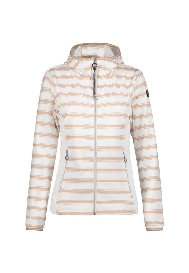 LUHTA - Bluza Damska Luhta Ilvessalo. Kolor: beżowy, biały, wielokolorowy. Materiał: polar, materiał. Sezon: zima. Sport: narciarstwo