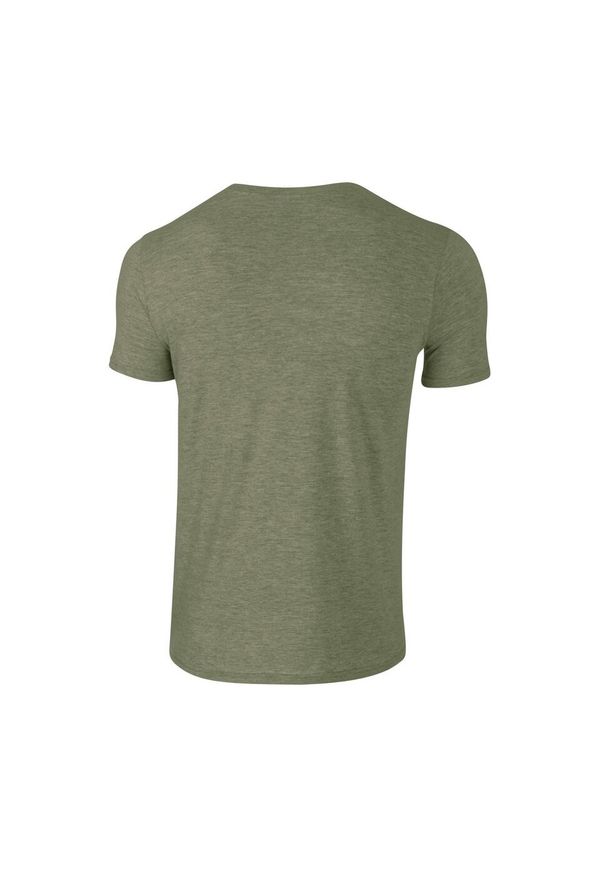 GILDAN - Koszulka Softstyle Dla Dorosłych Unisex. Kolor: zielony. Sport: turystyka piesza