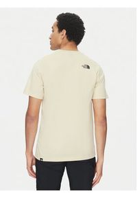 The North Face T-Shirt Fine NF0A8A6M Beżowy Regular Fit. Kolor: beżowy. Materiał: bawełna