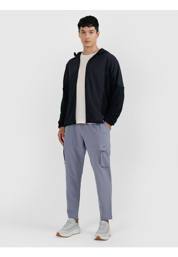 4f - 4F Buty do biegania w terenie Speed Trail męskie - beżowe 41. Wysokość cholewki: przed kostkę. Kolor: beżowy. Materiał: guma, materiał. Szerokość cholewki: normalna