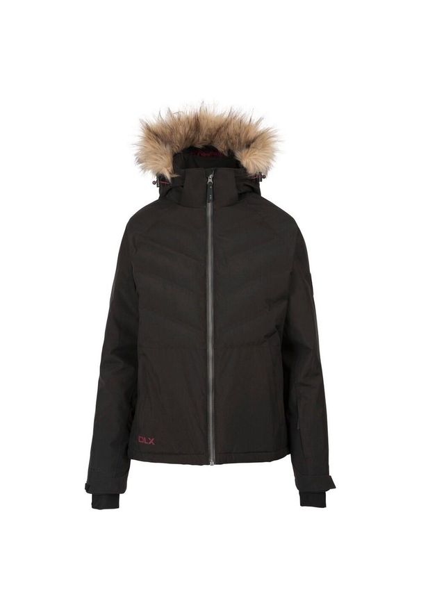 TRESPASS - Damska Kurtka Narciarska Gaynor DLX. Kolor: czarny. Sezon: zima. Sport: narciarstwo