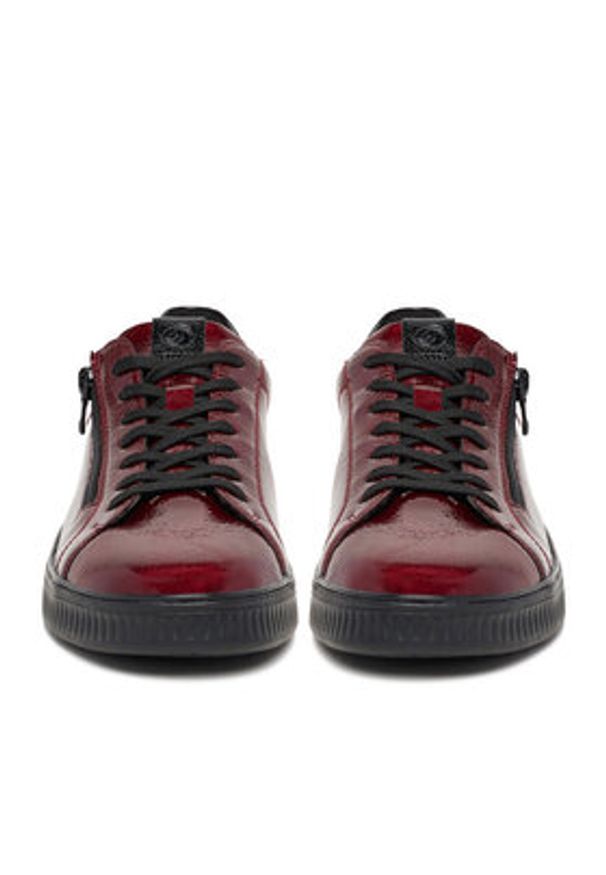 Remonte Sneakersy D2E01-33 Bordowy. Kolor: czerwony. Materiał: materiał, syntetyk