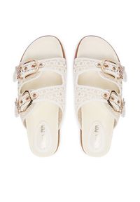 Patrizia Pepe Klapki PPJ384.06 Biały. Kolor: biały. Materiał: skóra #3