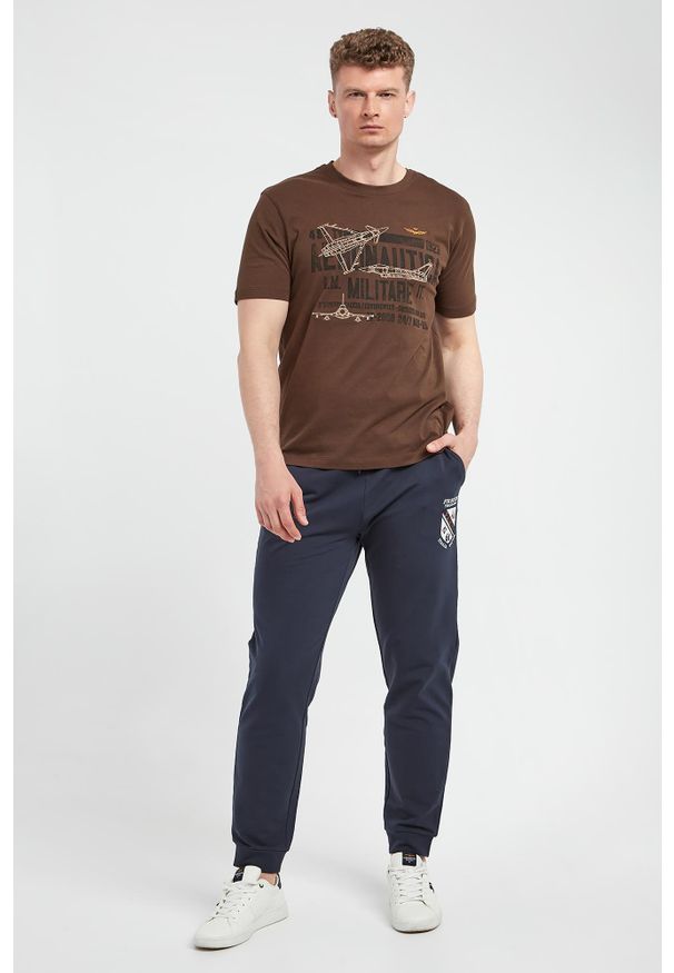 Aeronautica Militare - T-shirt męski z grafiką AERONAUTICA MILITARE