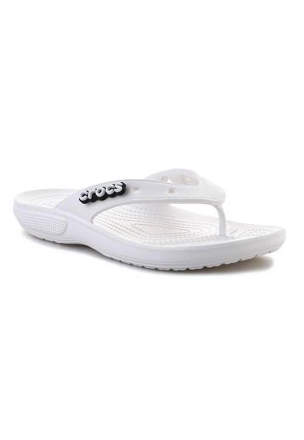 Japonki damskie Crocs Classic Flip. Zapięcie: bez zapięcia. Kolor: wielokolorowy, czarny, biały. Materiał: materiał, syntetyk. Sport: turystyka piesza