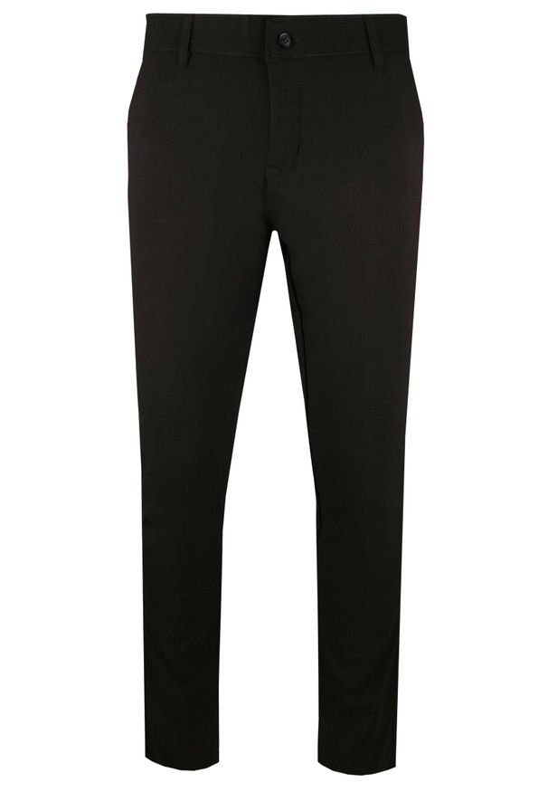 Materiałowe Spodnie Męskie, Eleganckie - Rigon - Wenge (Głęboki Brąz). Kolor: brązowy, wielokolorowy, beżowy. Materiał: wiskoza, elastan, poliester. Styl: elegancki