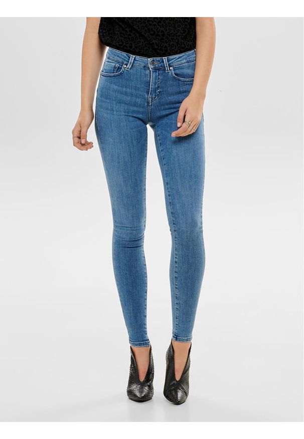 only - ONLY Jeansy Power 15169892 Niebieski Skinny Fit. Kolor: niebieski