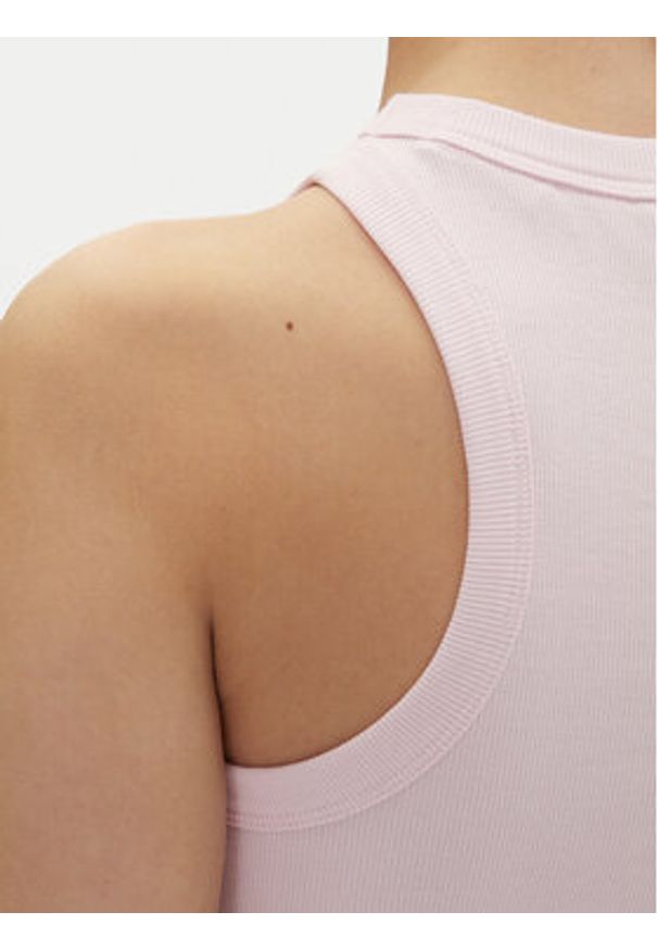 Hugo - HUGO Top Easy Tank_B 50508857 Różowy Slim Fit. Kolor: różowy. Materiał: bawełna