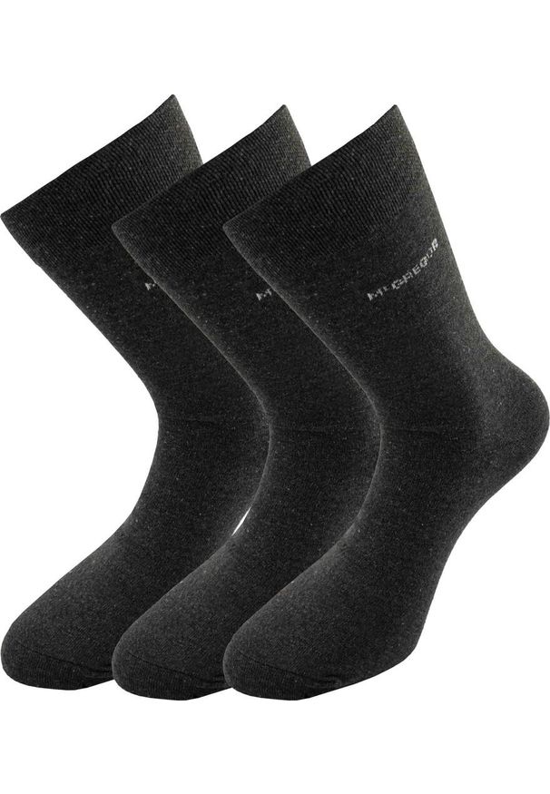 MCGREGOR - Skarpetki McGregor 3-Pak Anthra Melange 43-46. Kolor: szary