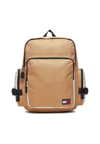 Tommy Jeans Plecak Tjm Off Duty Backpack AM0AM11952 Beżowy. Kolor: beżowy. Materiał: materiał #1
