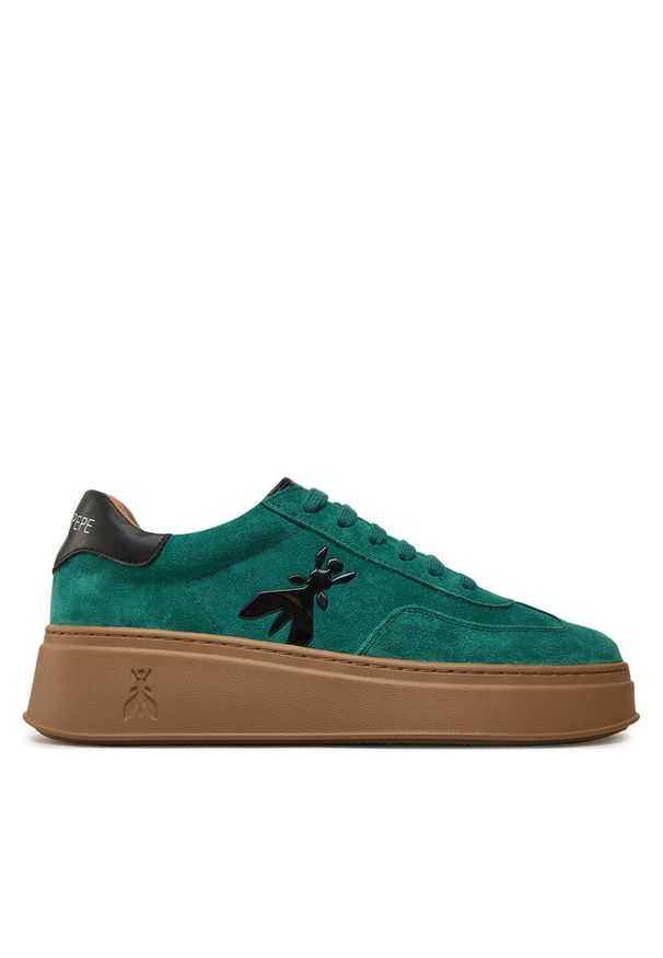Sneakersy Patrizia Pepe. Kolor: zielony