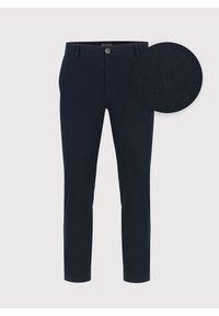 Pako Lorente - PAKO LORENTE – Granatowe spodnie męskie P22WB-WX-001-G-0. Kolor: niebieski. Materiał: bawełna, elastan. Długość: długie. Wzór: gładki #7