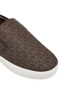 MICHAEL Michael Kors Tenisówki Keaton Slip On 43F7KTFP1B Brązowy. Zapięcie: bez zapięcia. Kolor: brązowy. Materiał: skóra #5