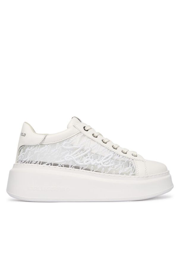 Karl Lagerfeld - KARL LAGERFELD Sneakersy Anakapri KL63510L Biały. Kolor: biały. Materiał: materiał