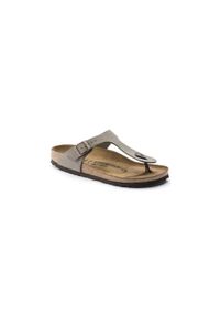 Japonki damskie Birkenstock Gizeh. Kolor: szary. Styl: elegancki
