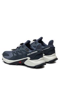 salomon - Salomon Buty do biegania Supercross 4 Gore-Tex L47462300 Granatowy. Kolor: niebieski. Materiał: materiał. Technologia: Gore-Tex #3